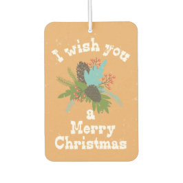 Frohe Weihnachtsdekoration Autolufterfrischer