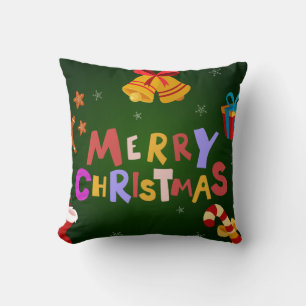 Frohe Weihnachtsdekoration Kissen