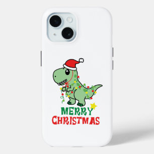 frohe Weihnachtsdinosaurier Case-Mate iPhone Hülle