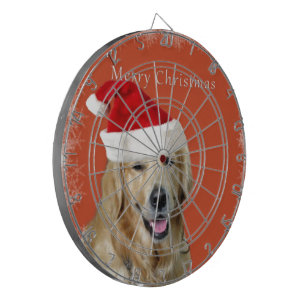 Frohe Weihnachtsdoggie Dartscheibe