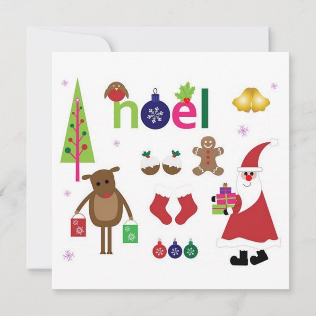Frohe Weihnachtseinladung Einladung (Vorderseite)