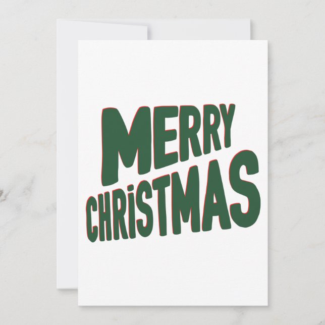 Frohe Weihnachtseinladung Einladung (Vorderseite)