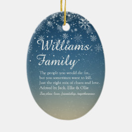 Frohe Weihnachtsfamilie Definition Urlaub Keramik Ornament