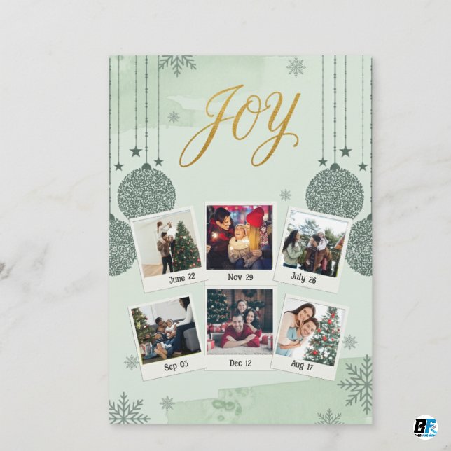 Frohe Weihnachtsfamilie Foto Feiertagskarte (Von Creator hochgeladen)