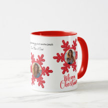 Frohe Weihnachtsfamilie Foto Name personalisiert M