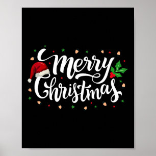 Frohe Weihnachtsfamilie Funny Xmas Pajamas Men Wom Poster