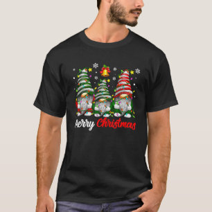 Frohe Weihnachtsfamilie Matching Xmas Pajamas Gnom T-Shirt