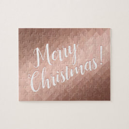 Frohe Weihnachtsfamilienfeiertage Rose Gold