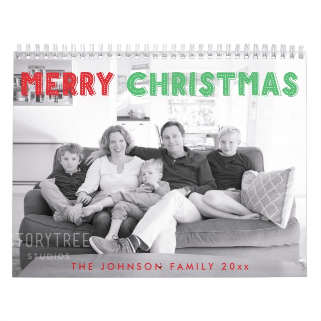 Frohe Weihnachtsfamilienkalender Kalender (Titelbild)