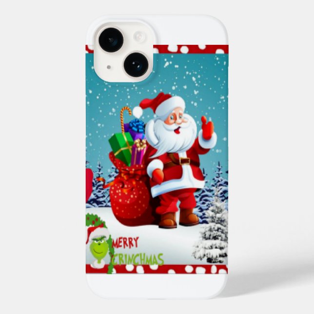 Frohe Weihnachtsfeier Case-Mate iPhone 14 Hülle (Rückseite)