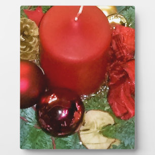 Frohe Weihnachtsfeier Fotoplatte