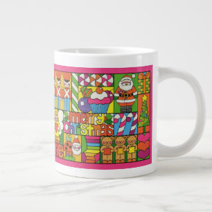 Frohe Weihnachtsfeier Jumbo-Tasse