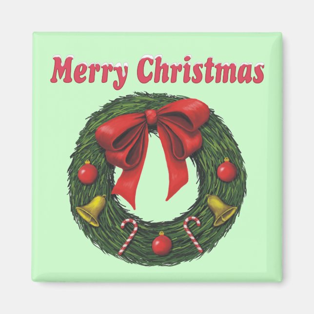Frohe Weihnachtsfeier Magnet (Vorne)