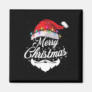 Frohe Weihnachtsfeier mit Red Hat Lights Xma Magnet