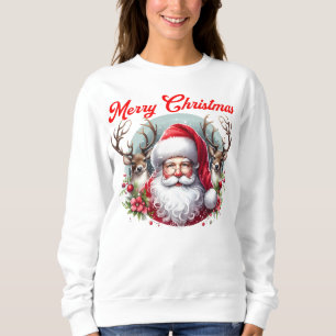 Frohe Weihnachtsfeier mit Rentier Sweatshirt