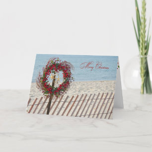 Frohe Weihnachtsfeier mit Starfish Feiertagskarte