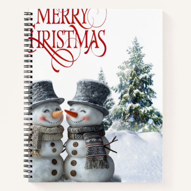 Frohe Weihnachtsfeier Notizbuch (Vorderseite)