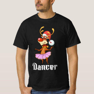 Frohe Weihnachtsfeier Rentier Niedlicher Hirschtän T-Shirt