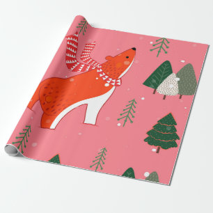 Frohe Weihnachtsfeier und viel Glück im neuen Jahr Geschenkpapier