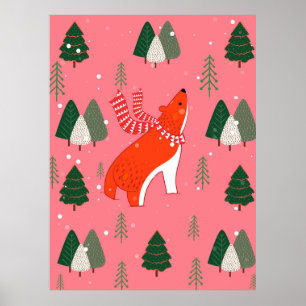 Frohe Weihnachtsfeier und viel Glück im neuen Jahr Poster