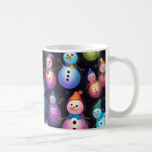 Frohe Weihnachtsfeiertage Cheer Collection Kaffeetasse (Rechts)