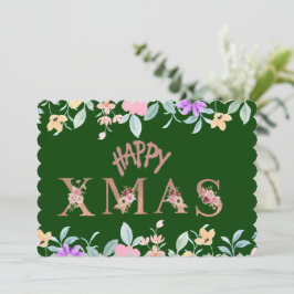 Frohe Weihnachtsfeiertage Feiertagskarte