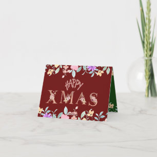 Frohe Weihnachtsfeiertage Feiertagskarte