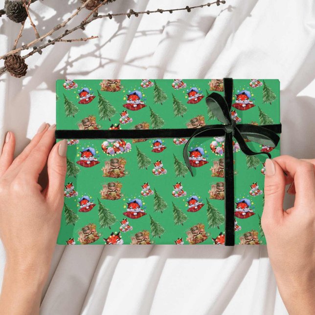 Frohe Weihnachtsfeiertage Geschenkpapier (Von Creator hochgeladen)