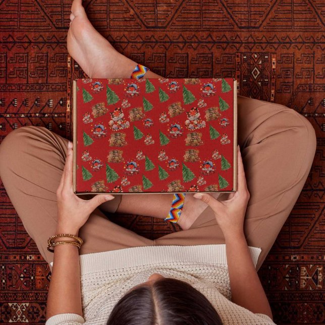 Frohe Weihnachtsfeiertage Geschenkpapier (Von Creator hochgeladen)