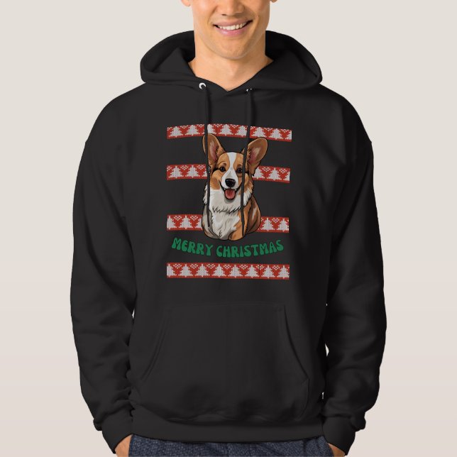 Frohe Weihnachtsfeiertage Hoodie (Vorderseite)