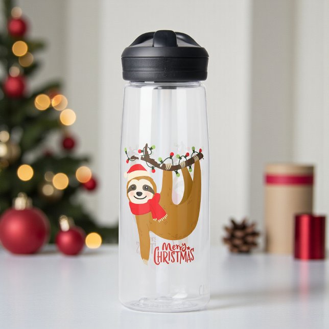 Frohe Weihnachtsfeiertage Niedlich Trinkflasche (Von Creator hochgeladen)