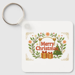 Frohe Weihnachtsfeiertage Schlüsselanhänger