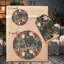 Frohe Weihnachtsfeiertage Splendor Glossy