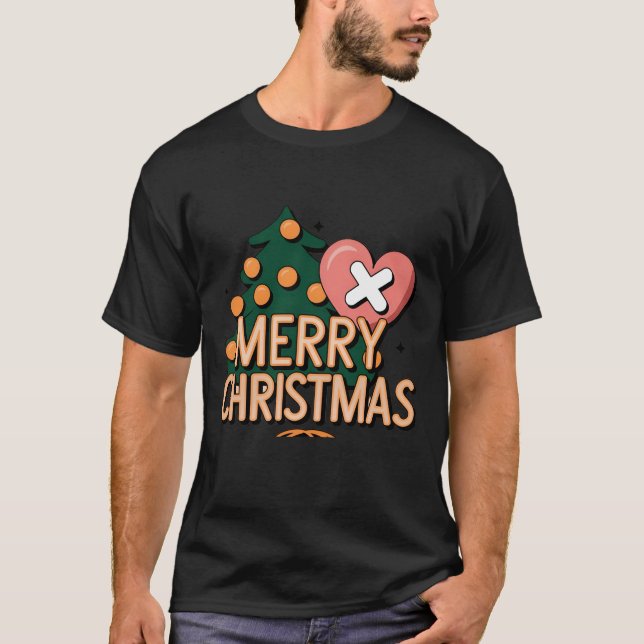 Frohe Weihnachtsfeiertage T - Shirt für Männer (Vorderseite)