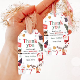 Frohe Weihnachtsfeiertage Weihnachtsgeschenk Famil Geschenkanhänger