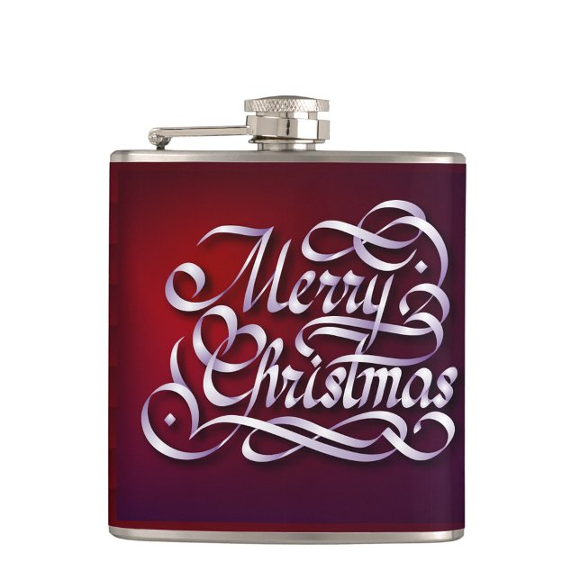 Frohe Weihnachtsflasche Flachmann (Merry Christmas Flask!)