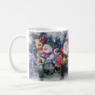 Frohe Weihnachtsfreunde Kaffeemaschine Tasse