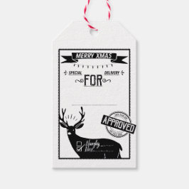 Frohe Weihnachtsgeschenke Geschenkanhänger