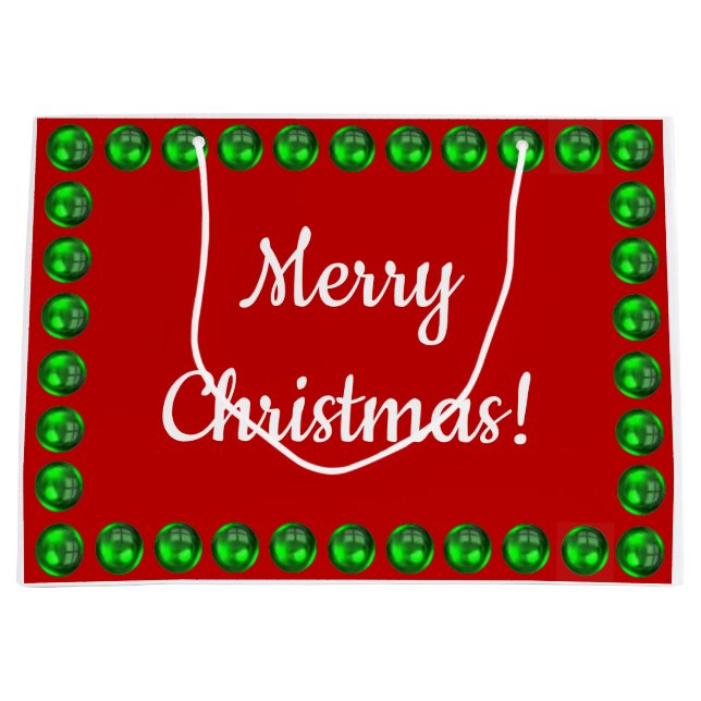 Frohe Weihnachtsgeschenke, Große Geschenktüte (Vorderseite)