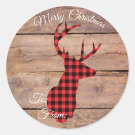 Frohe Weihnachtsgeschenke Labels/ Runder Aufkleber