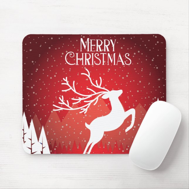 Frohe Weihnachtsgeschenke Mousepad (Mit Mouse)