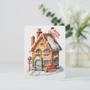 Frohe Weihnachtsgingerei Feiertagskarte