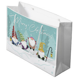 Frohe Weihnachtsgnomes Große Geschenktüte
