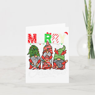 Frohe Weihnachtsgnomes Weihnachten für Frauen Karte