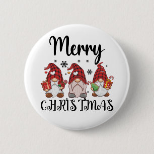 Frohe Weihnachtsgnomies Weihnachtsgnomes Button