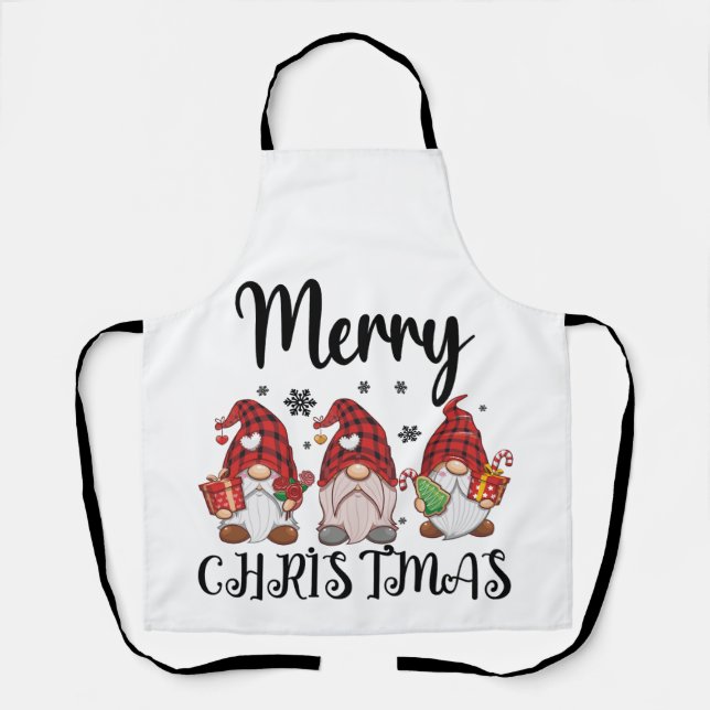 Frohe Weihnachtsgnomies Weihnachtsgnomes Schürze (Vorderseite)