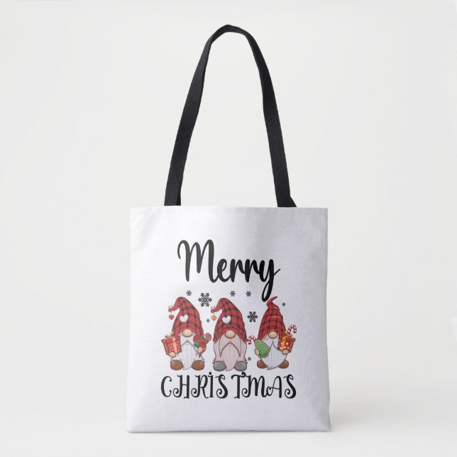 Frohe Weihnachtsgnomies Weihnachtsgnomes Tasche (Vorderseite)