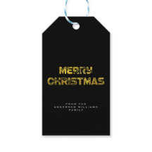 Frohe Weihnachtsgoldenwirkung mit personalisiertem