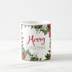 Frohe Weihnachtsgrün Kaffeetasse
