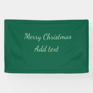 Frohe Weihnachtsgrün schlichte Solo-Hintergrund Ur Banner